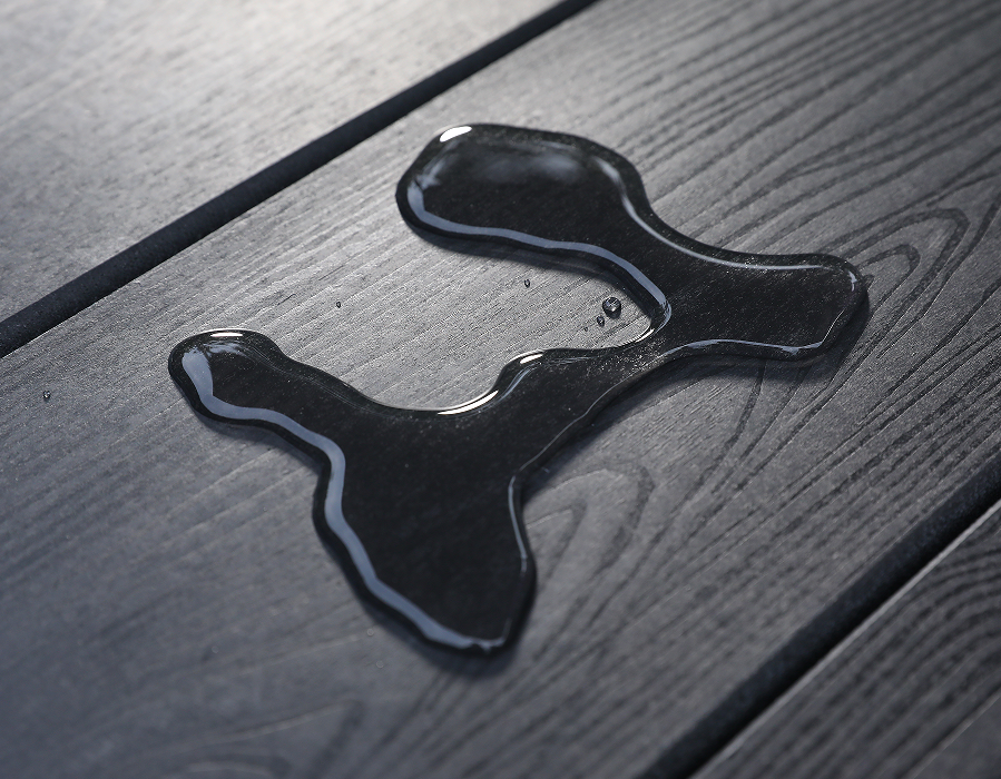 Profunda Black Beading HDPE Tabula rectangula