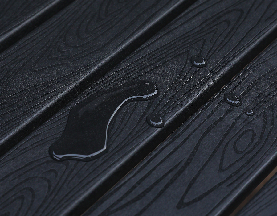 Profunda Black Beading HDPE Tabula rectangula