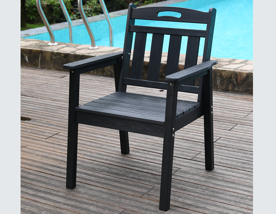 Onyx Vertical flow HDPE Patio Dining Cathedra
