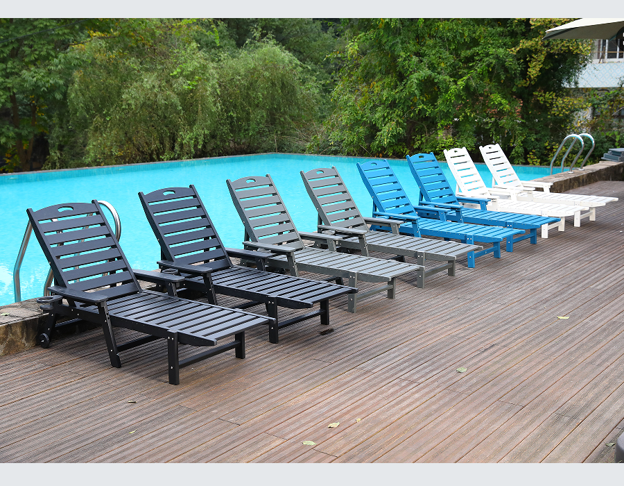 Tempestas Grey 2-Pack HDPE recubans Adirondack Lounge Set