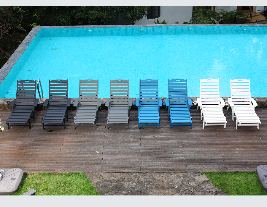 Tempestas Grey 2-Pack HDPE recubans Adirondack Lounge Set