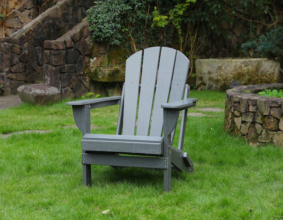 Tempestas Grey HDPE Adirondack Rana Cathedra - All-Tempestas