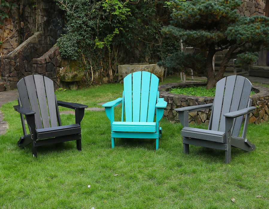 Black All-Tempestas HDPE Adirondack Rana Cathedra