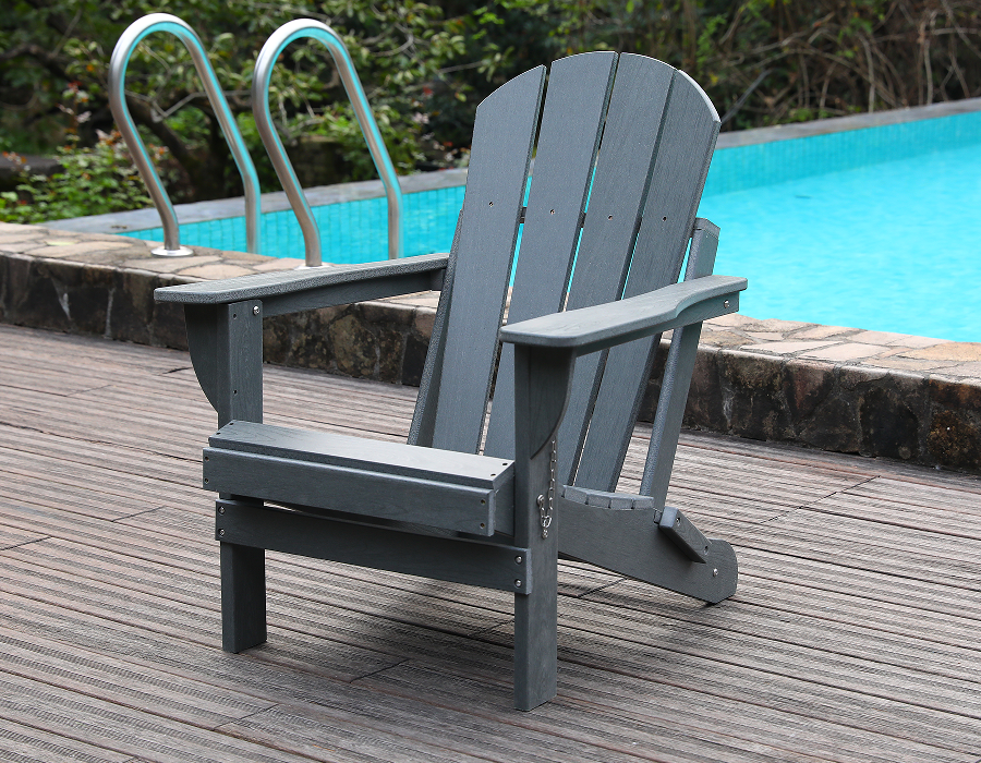 Tempestas Grey HDPE Adirondack Rana Cathedra - All-Tempestas