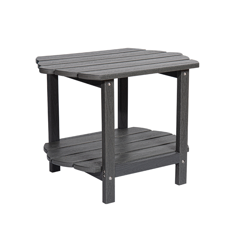 Fortis Durabilis Modern minimalist Duo-Tier Coffee Table HDPE Material