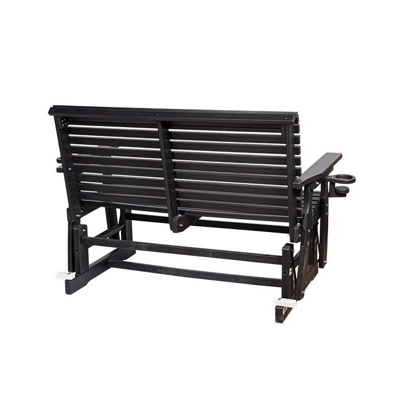 Tempestas resistens HDPE Outdoor Patio Glider Cathedra