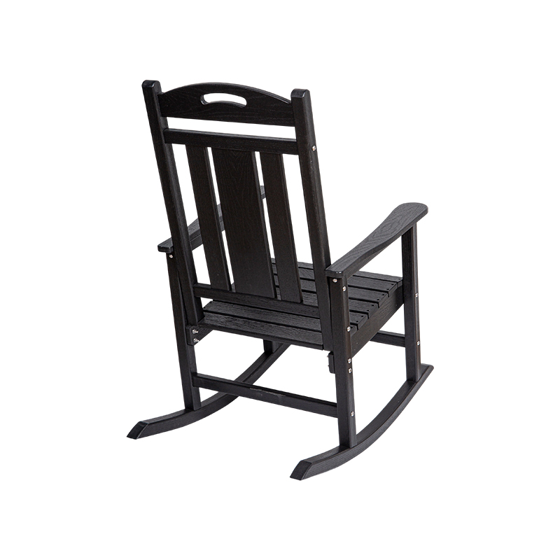 HDPE Recycled Black Patio gestationis Cathedra