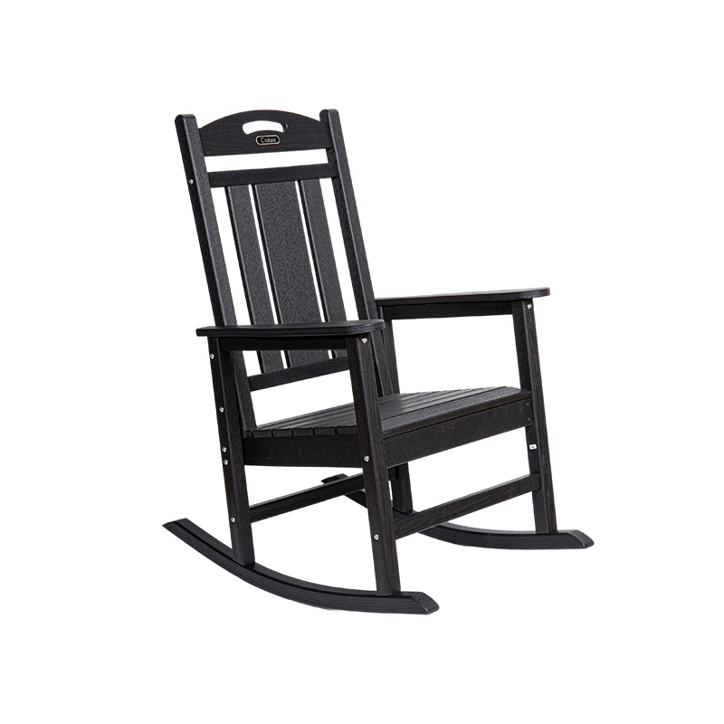 HDPE Recycled Black Patio gestationis Cathedra