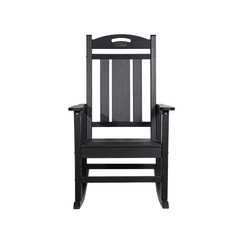 HDPE Recycled Black Patio gestationis Cathedra